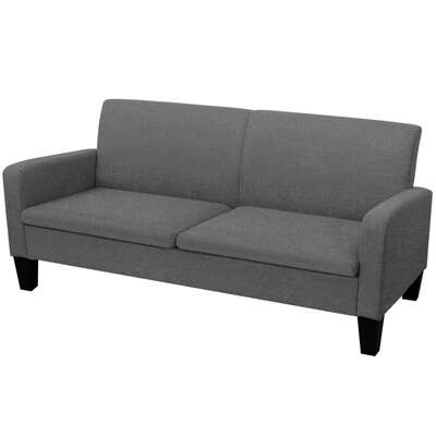 3-Seater Sofa Dark Grey