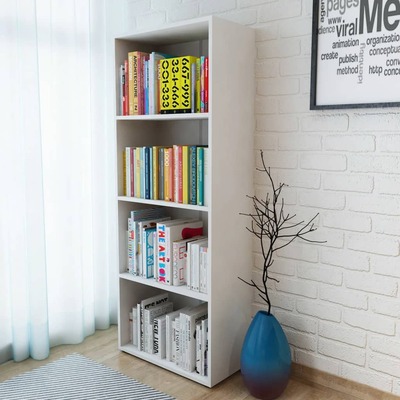 Bookshelf Chipboard - white