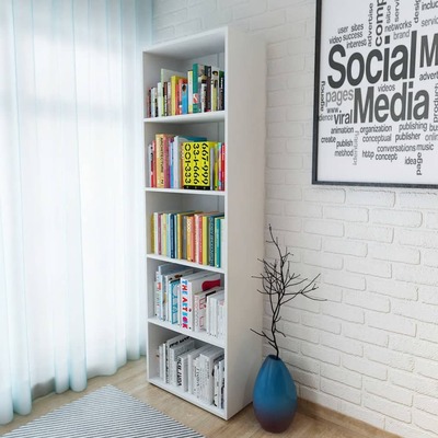 Bookshelf Chipboard White