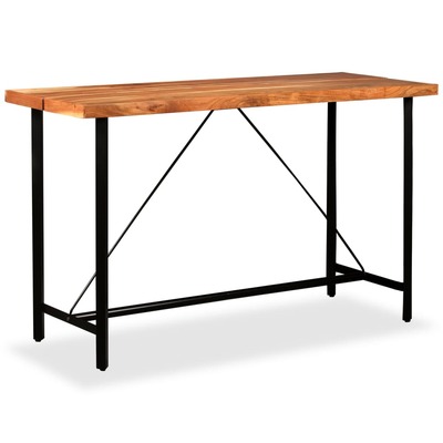 Bar Table Durable Solid Sheesham Wood