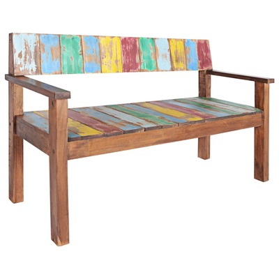 Bench Solid Reclaimed Boat Wood