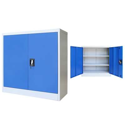 Office Cabinet Metal Grey, Blue