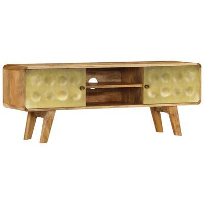 TV Cabinet, Solid Mango Wood 