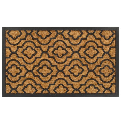 Doormat Coir and Rubber 45x75 cm