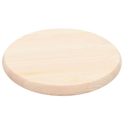 Table Top Natural Pinewood Round 25 mm 30 cm
