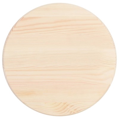 Table Top Natural Pinewood Round 25 mm 40 cm