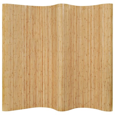 Room Divider Bamboo Natural