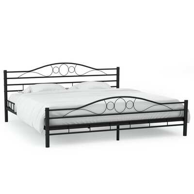 Bed Frame Steel Metal -Black