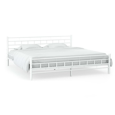 Bed Frame Metal-White