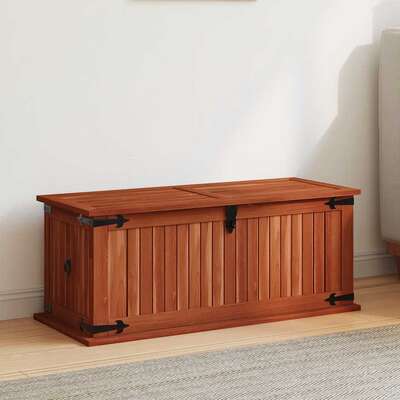 Storage Chest,Solid Acacia Wood