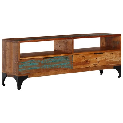 TV Cabinet, Solid Reclaimed Wood