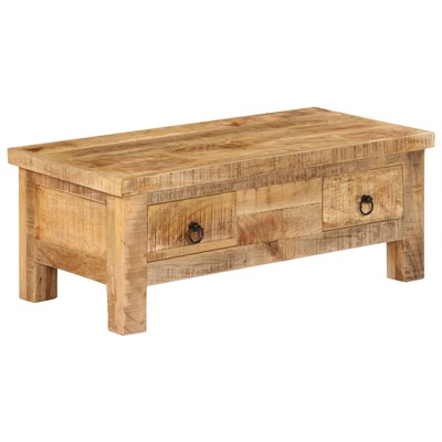 Coffee Table, Solid Mango Wood