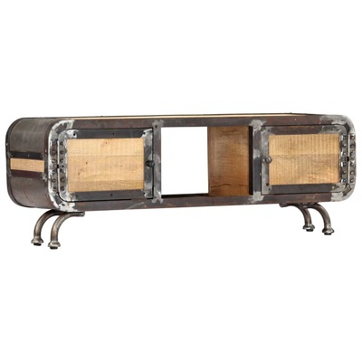 TV Cabinet Unit, Solid Mango Wood