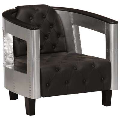 Elegance of the Black Aviator Armchair  A Stylish Addition to Modern Interiors