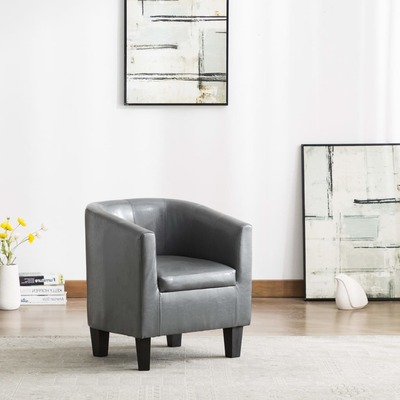 Tub Chair Grey
