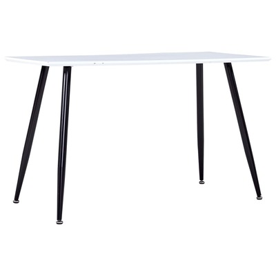 Dining Table White and Black