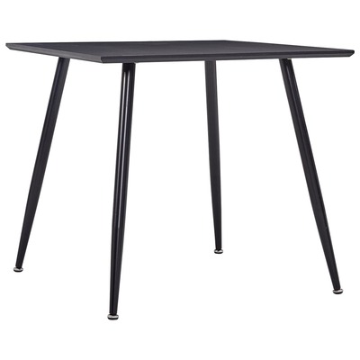 Dining Table Black  MDF