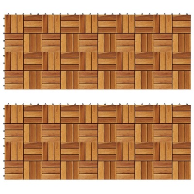 Decking Tiles  Acacia Set of 20