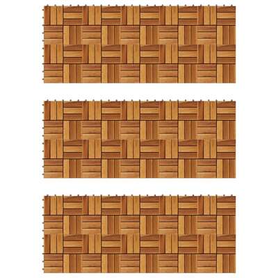 Decking Tiles  Acacia Set of 30