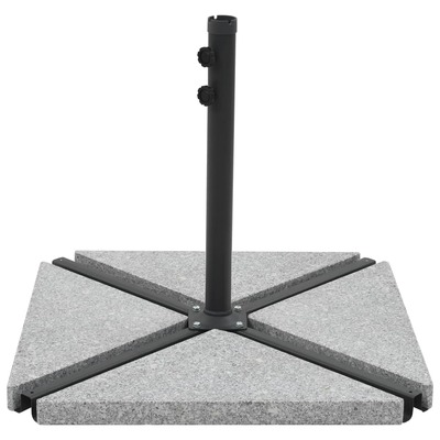 Umbrella Stand with Weight Plates Grey and Black