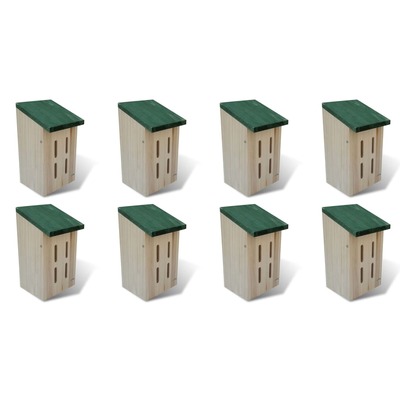 Butterfly Houses 8 pcs Wood