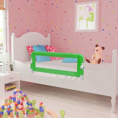 Toddler Safety Bed Rail 2 pcs Green 