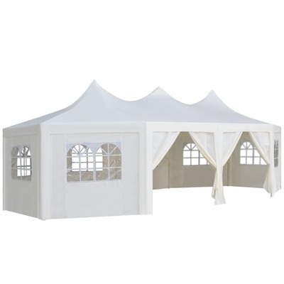 Gazebo Steel Frame White