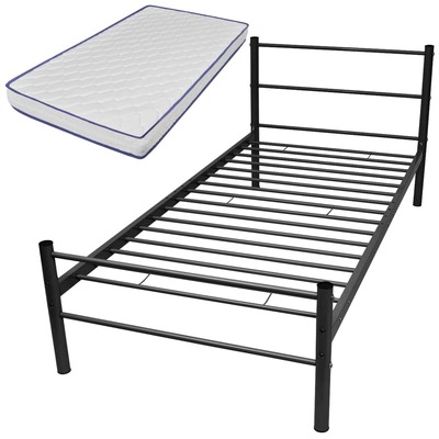 Bed Frame with Memory Foam Mattress King Single Size