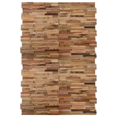 Wall Cladding Panels  20 pcs Recycled Teak 2 m²