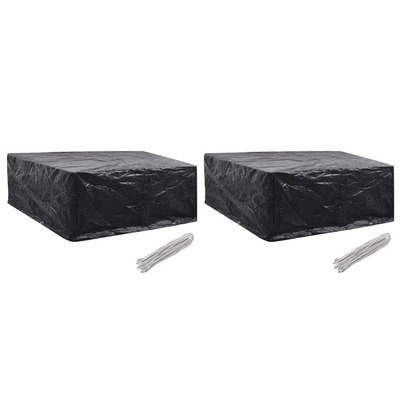 Garden Furniture Covers 2 pcs 10 Eyelets