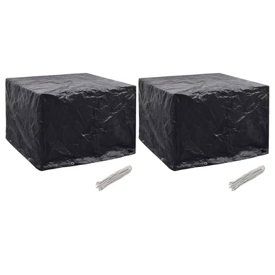 Garden Furniture Covers 2 pcs 8 Eyelets