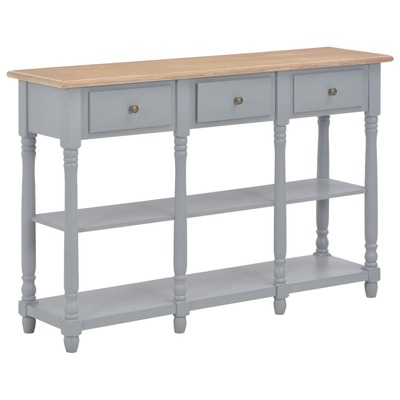 Console Table Grey MDF