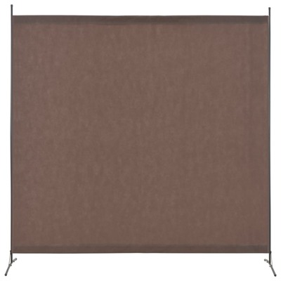 1 Panel Room Divider Brown
