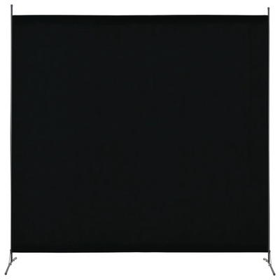 280266 1 Panel Room Divider Black