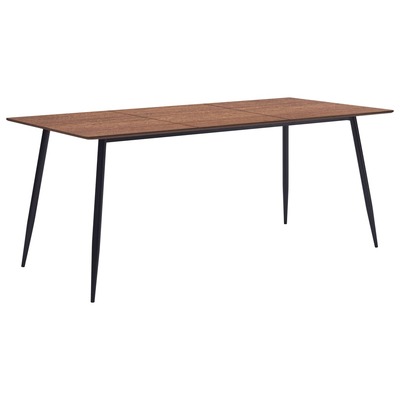 Dining Table Brown MDF