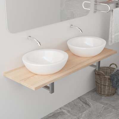 Bathroom Wall Shelf Furniture -Oak