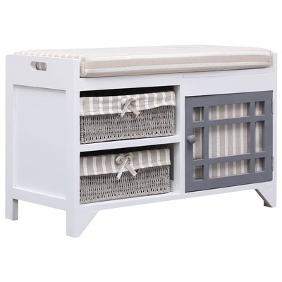 Hall Bench White 