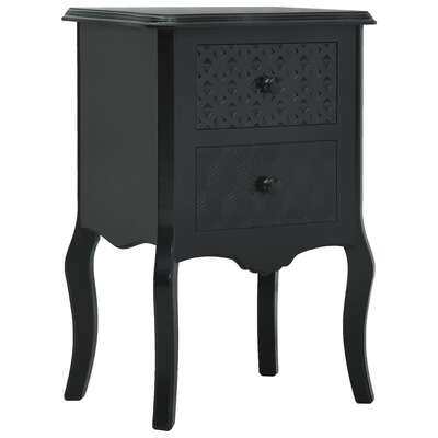 Bedside Cabinet Black