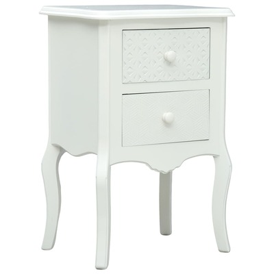 Bedside Cabinet White