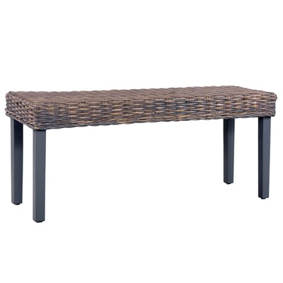 Bench 110 cm Grey Natural
