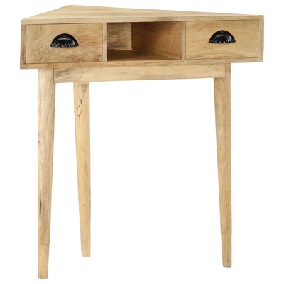 Console Table 2 Drawers Wood