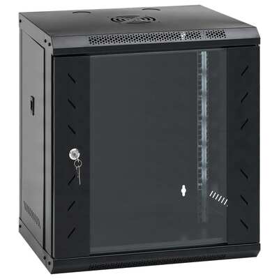 Reliable 12U Wall Mounted Network Cabinet 19" IP20 for Network Organization