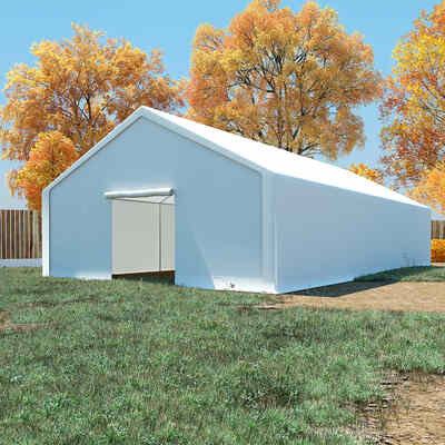 Storage Tent PE 6x12 m White