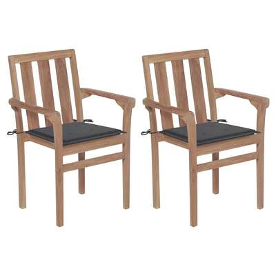 Comfortable Garden Chairs 2 pcs with Indoor Outdoor Use Home Comfort 