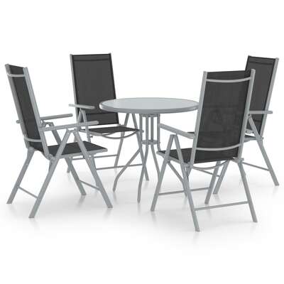 Durable 5 Piece Garden Dining Set Garden Gathering Urban Style 