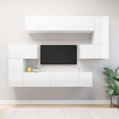 10 Piece TV Cabinet Set, Engineered Wood