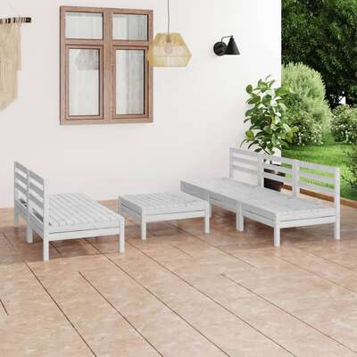 Contemporary 6 Piece Garden Lounge Set Garden Gathering Boho 