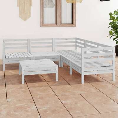 Functional 6 Piece Garden Lounge Set Home Decor Accent Patio Relax 