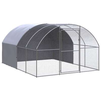 Galvanised Steel Chicken Coop 3x4x2m | EXTG
