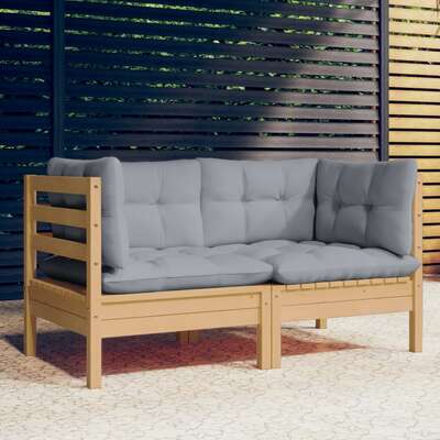 Durable 2 Seater Garden Sofa with Indoor Outdoor Use Modern Living 